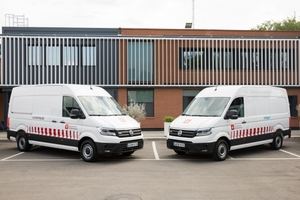 Seis Volkswagen E-Crafter electrifican la flota de Sorigué