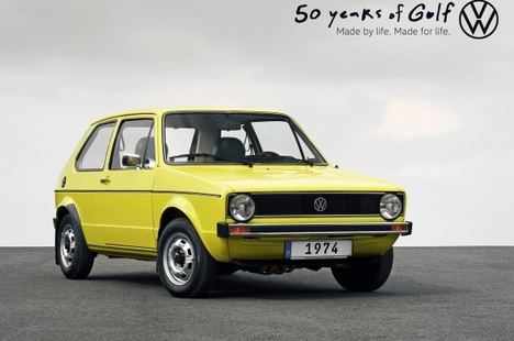 Ocho generaciones del Golf en 50 años
 