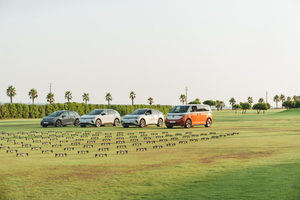 Volkswagen celebró el mayor espectáculo de drones que se ha visto en España
 