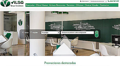 Vilsa presenta su nueva web inmobiliaria Premium