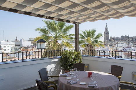 Vincci La Rábida terraza.