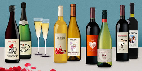 Vinos personalizados como detalle para bodas