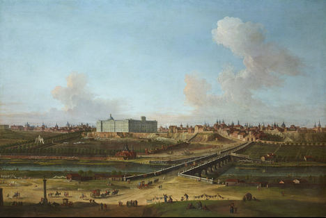 Vista del Palacio Real desde el Manzanares.