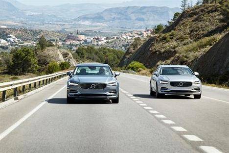Calificación máxima de seguridad de los Volvo S90 y V90
