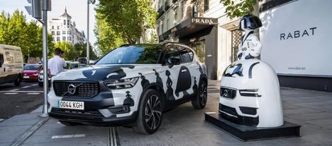 Las Meninas de Velázquez regresan a las calles de Madrid con el diseño del Volvo XC40