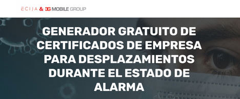 ECIJA y 3GMG lanzan una solución gratuita de firma electrónica para certificar desplazamientos laborales durante el estado de alarma