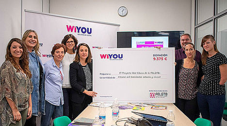 WiYou Seguros dona 9.375 euros a la Federación Estatal de Lesbianas, Gais, Trans y Bisexuales (FELGTB)