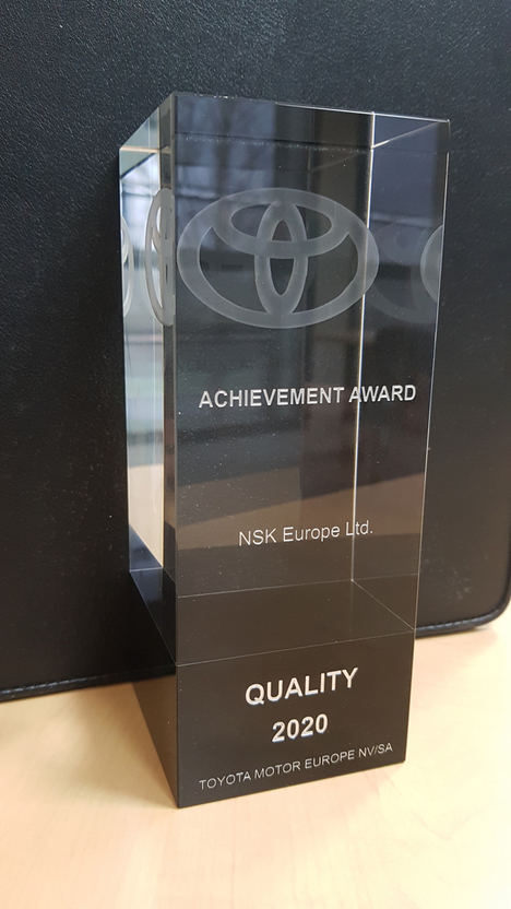 Toyota Europe otorga dos importantes premios a NSK Europe