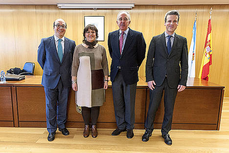 Intervinientes en la sesión: Javier Ybarra, María Medina, Ángel Judel, Fernando Peña.