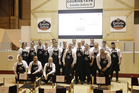 El asturiano Martín Galán de la Cafetería Cervantes, es el mejor tirador de cerveza de España de 2017