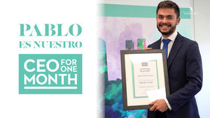 Pablo Esteban, de 22 años, dirigirá Adecco España durante un mes
