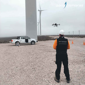 Drones gallegos de inspecciones técnicas revolucionan los parques eólicos de México, Chile y Brasil