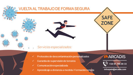 Arcadis España lanza su servicio de asesoramiento a la desinfección tras el COVID-19