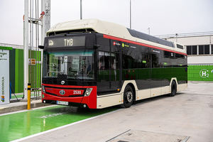 Barcelona recibe su primer autobús de hidrógeno de última generación, con tecnología de pila de combustible de Toyota
