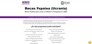 IEBS ofrece becas gratuitas para los ucranianos refugiados que lleguen a España
