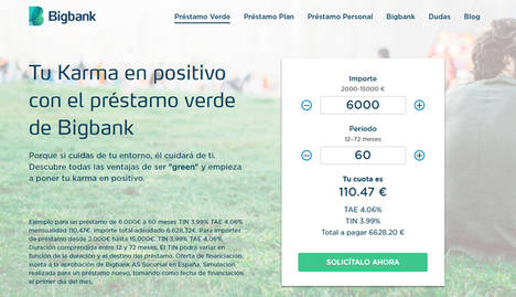 Los bancos también se visten de verde
