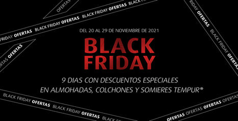 Tempur celebra el Black Friday con 9 días de ofertas en todos sus productos