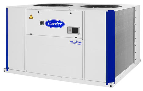 Carrier AquaSnap®, enfriadoras scroll aire-agua con refrigerante R-32