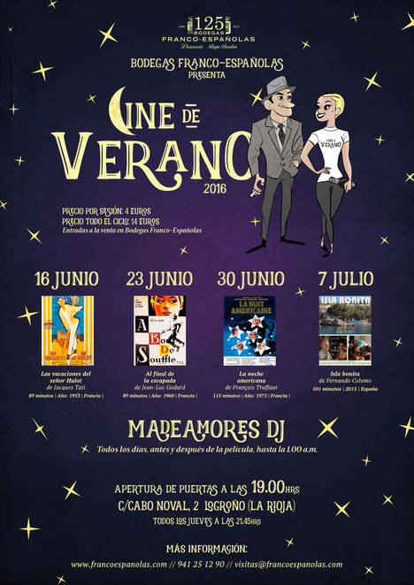 Comienza un verano “De cine” … en Bodegas Franco Españolas