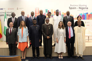 El presidente de Nigeria señala la voluntad de incrementar las relaciones comerciales y de inversión con España