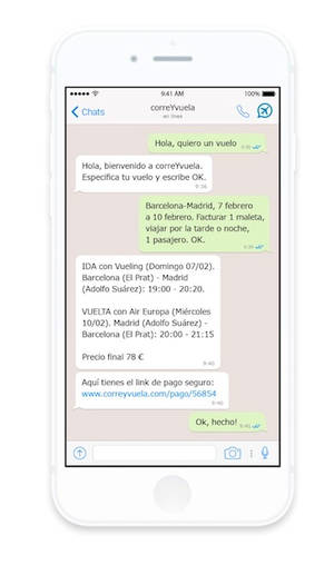 La venta de vuelos a través de chatbots atrae al consumidor sénior