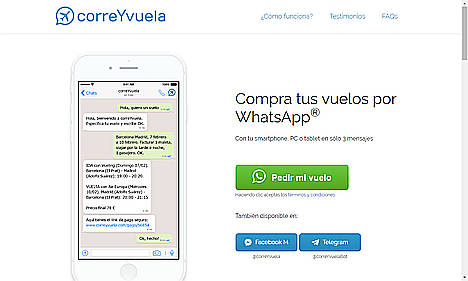 Adiós a las apps de viajes, nace correYvuela, el primer chatbot de venta de vuelos mediante WhatsApp, Telegram y Facebook
