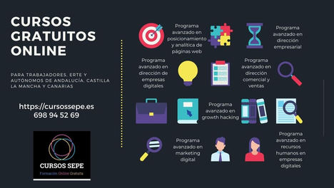 Cursos gratuitos para trabajadores de Castilla la Mancha, Andalucía y Canarias
