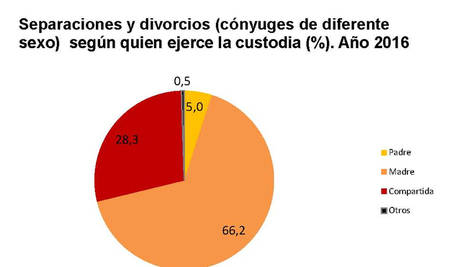 En 2016 hubo 96.824 divorcios, un 0,3% más que en el año anterior
