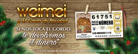 El fabricante de móviles Weimei regalará smartphones con el Gordo de Navidad