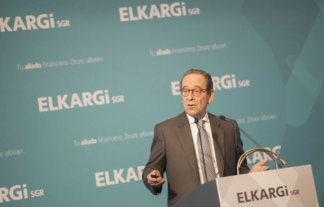 Gregorio Villalabeitia, Presidente de Kutxabank, analiza ante empresarios vascos la financiación empresarial en Euskadi