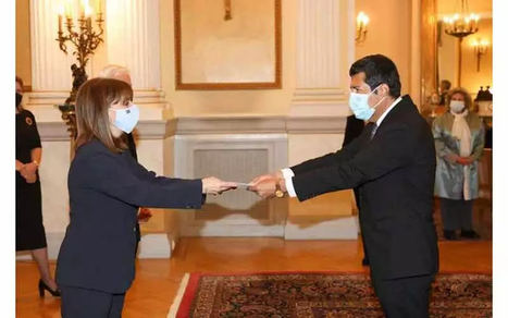 Embajador de Nicaragua presenta cartas credenciales ante la República Helénica