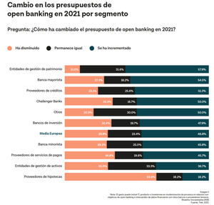Las entidades financieras priorizan los pagos y la experiencia del cliente mientras crece la inversión en open banking