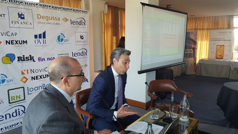 El presidente de AIF, D. Jordi Paniello y el viceconsejero de Economía y Competitividad de la Comunidad de Madrid, D. Javier Ruiz.