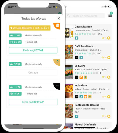 Fidmi, el primer comparador de comida a domicilio