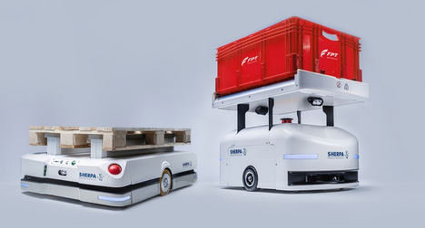 FPT Industrial produce el motor cursor 13 NG n° 10.000 en su planta de Bourbon-Lancy con la colaboración de los nuevos robots Sherpa