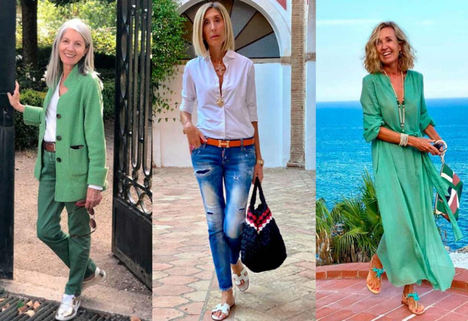 Las 'influencers' sénior Camino Villa, Susi Rejano y Maica Jáuregui.
