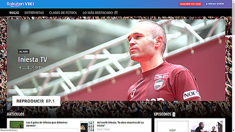 Rakuten lanza “Iniesta TV”