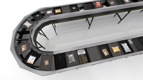 El nuevo Split Tray Sorter garantiza la máxima disponibilidad, una larguísima vida útil y una rápida amortización para aplicaciones de clasificación automática de productos transportados con pesos de hasta 12 kilogramos.