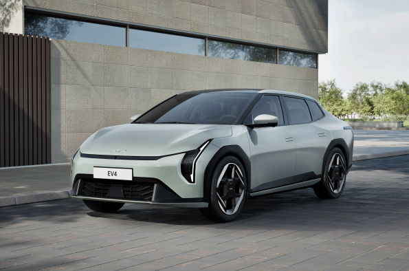 Diseño exterior del nuevo Kia EV4
 
