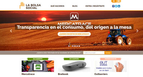 La plataforma de equity crowdfunding, la Bolsa Social, supera el millón de euros en campañas de inversión de impacto