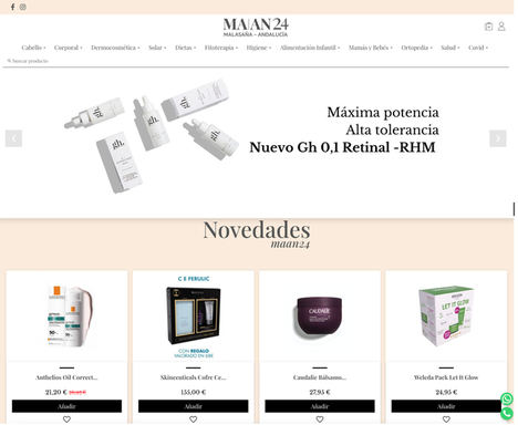 Nace MAAN24.es, el e-commerce de productos cosméticos rigurosamente seleccionados por farmacéuticos