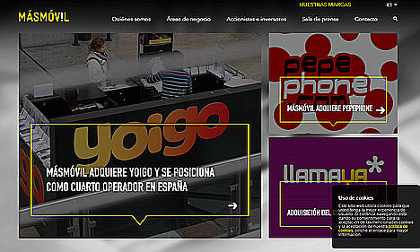 Grupo MÁSMOVIL lanza su nueva web corporativa