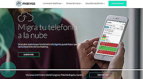 masvoz presentará sus soluciones de telefonía y movilidad inteligente para empresas en el MWC17
