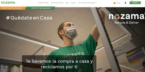El supermercado online de Nozama, uno de los más visitados en Barcelona durante la cuarentena