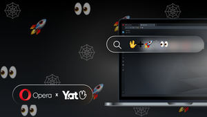 Opera se convierte en el primer navegador que permite direcciones web basadas en emojis