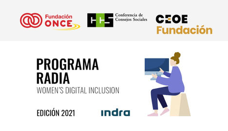 Abierta la convocatoria del Programa Radia, edición Indra 21/22, de formación tecnológica para mujeres con discapacidad