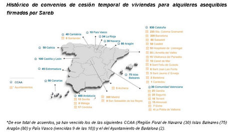 Sareb vende 75 viviendas a la Generalitat Valenciana por cinco millones de euros