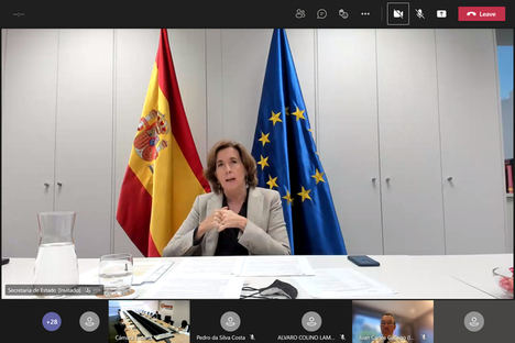 La secretaria de Estado de Economía y Apoyo a la Empresa presenta en la Cámara de España el paquete de ayudas directas a las empresas