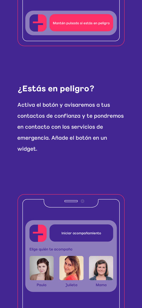 Sister ofrece su “botón del peligro” contra la violencia de género durante el confinamiento