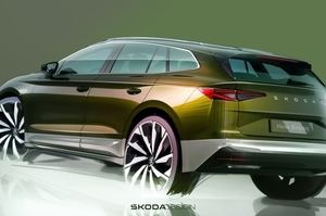 Bocetos exteriores del nuevo Skoda Enyaq